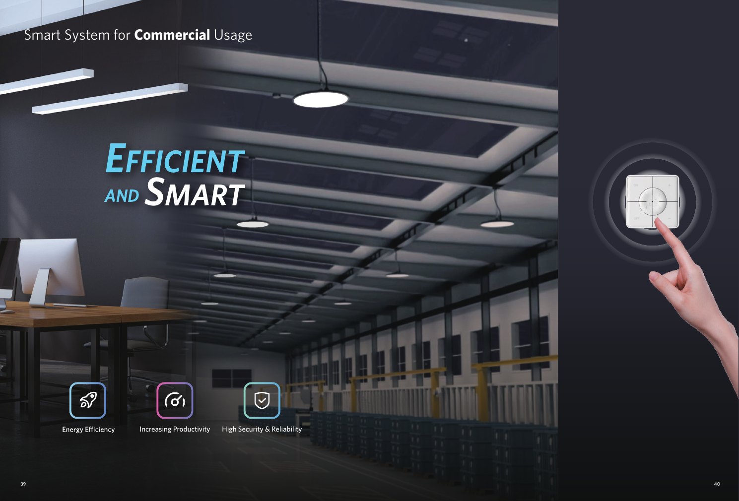 Smart system for commercial use